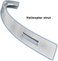 Helicopter strut