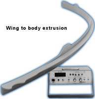 Wing to body extrusion 