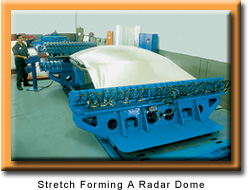Stretch Forming A Radar Dome 